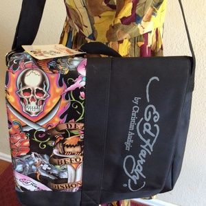 Ed Hardy by Christian Audigier Message/Laptop Bag